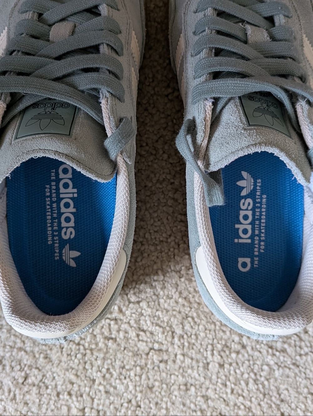 Adidas Sambas ADV in Teal Suede, Women's 7 EUC - Picture 4 of 5